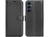 Lederhülle Karten Wallet Ledertasche Etui für Samsung Galaxy A17 5G in schwarz von Screenguard