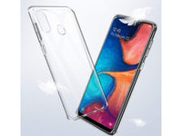 Gummi Hülle für Samsung Galaxy A20e aus flexiblem Soft TPU, kristallklar und transparent von Screenguard