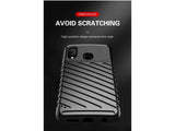 Moderne Design Hülle Cover für das Samsung Galaxy A20e mit Stripes zum Schutz von Kratzern, Dellen, Display aus TPU Gummi in schwarz von Screenguard