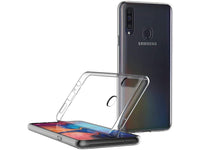 Gummi Hülle für Samsung Galaxy A20s aus flexiblem Soft TPU, kristallklar und transparent von Screenguard