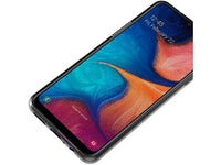 Gummi Hülle für Samsung Galaxy A20s aus flexiblem Soft TPU, kristallklar und transparent von Screenguard