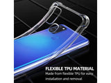 Hoch transparenter TPU Gummi Schutz Handy Hülle Clear Case klar mit verstärkten Schutzecken Bumper für das Samsung Galaxy A21s Display und Gehäuse in transparent von Screenguard