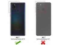 Gummi Hülle für Samsung Galaxy A21s aus flexiblem Soft TPU, kristallklar und transparent von Screenguard