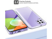 Vollständige 360 Grad Rundum Gummi TPU Hülle zum beidseitigen Schutz des Samsung Galaxy A22 4G Display und Gehäuse in transparent von Screenguard