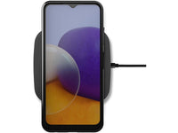 Moderne Design Hülle Cover für das Samsung Galaxy A22 5G mit Stripes zum Schutz von Kratzern, Dellen, Display aus TPU Gummi in schwarz von Screenguard