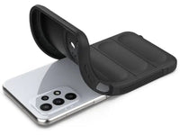 Screenguard CloudCase Handyhülle für Samsung Galaxy A23 5G gegen Sturzschäden, Dellen, Kratzern. Mit Kameraschutz, erhöhtem Rahmen und Airbag Cushions für vollumfänglichen Schutz.