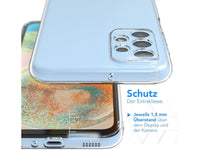 Gummi Hülle für Samsung Galaxy A23 5G aus flexiblem Soft TPU, kristallklar und transparent von Screenguard