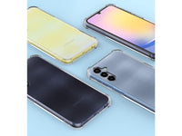 Hoch transparenter TPU Gummi Schutz Handy Hülle Clear Case klar mit verstärkten Schutzecken Bumper für das Samsung Galaxy A25 5G Display und Gehäuse in transparent von Screenguard