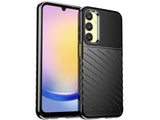 Moderne Design Hülle Cover für das Samsung Galaxy A25 5G mit Stripes zum Schutz von Kratzern, Dellen, Display aus TPU Gummi in schwarz von Screenguard