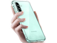 Hoch transparenter TPU Gummi Schutz Handy Hülle Clear Case klar mit verstärkten Schutzecken Bumper für das Samsung Galaxy A26 Display und Gehäuse in transparent von Screenguard