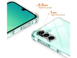 Hoch transparenter TPU Gummi Schutz Handy Hülle Clear Case klar mit verstärkten Schutzecken Bumper für das Samsung Galaxy A26 Display und Gehäuse in transparent von Screenguard