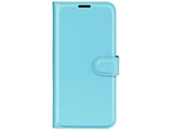 Lederhülle Karten Wallet Ledertasche Etui für Samsung Galaxy A26 in hellblau von Screenguard