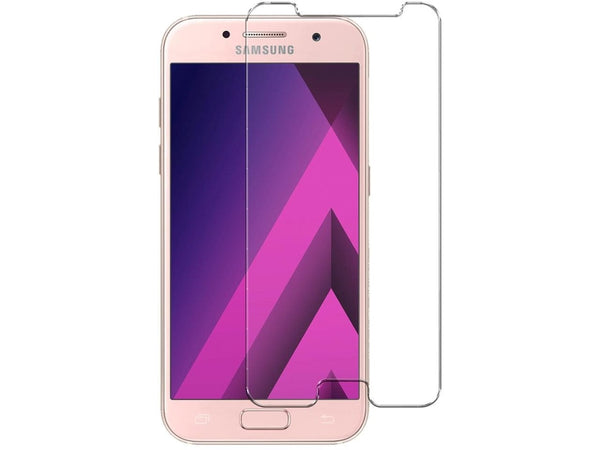 Case Friendly Screen Protector Handy Display Schutz Panzerglas Folie aus echtem 9H 2.5D Glas für Abdeckung des Samsung Galaxy A3 2017 Displays in transparent von Screenguard