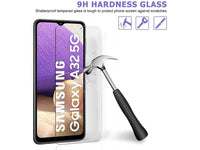 Case Friendly Screen Protector Handy Display Schutz Panzerglas Folie aus echtem 9H 2.5D Glas für Abdeckung des Samsung Galaxy A32 5G Displays in transparent von Screenguard