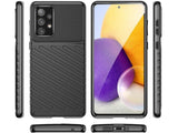 Moderne Design Hülle Cover für das Samsung Galaxy A33 5G mit Stripes zum Schutz von Kratzern, Dellen, Display aus TPU Gummi in schwarz von Screenguard