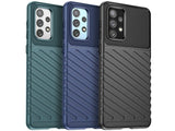 Moderne Design Hülle Cover für das Samsung Galaxy A33 5G mit Stripes zum Schutz von Kratzern, Dellen, Display aus TPU Gummi in schwarz von Screenguard