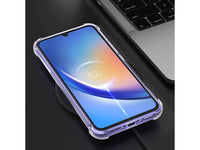 Hoch transparenter TPU Gummi Schutz Handy Hülle Clear Case klar mit verstärkten Schutzecken Bumper für das Samsung Galaxy A34 5G Display und Gehäuse in transparent von Screenguard