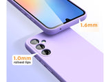 Liquid Silikon Case für Samsung Galaxy A34 5G in purple von Screenguard