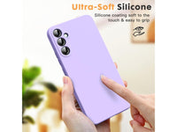 Liquid Silikon Case für Samsung Galaxy A34 5G in purple von Screenguard