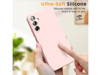 Liquid Silikon Case für Samsung Galaxy A34 5G in rosa von Screenguard