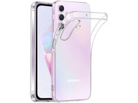 Gummi Hülle für Samsung Galaxy A35 5G aus flexiblem Soft TPU, kristallklar und transparent von Screenguard