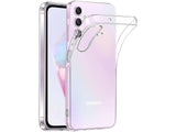 Gummi Hülle für Samsung Galaxy A35 5G aus flexiblem Soft TPU, kristallklar und transparent von Screenguard