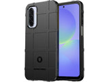 Widerstandsfähige, stabile Outdoor Sport Hülle für das Samsung Galaxy A36 für Handwerker, Baustelle, Business, äusserst stabil mit erhöhten Rändern und Kanten in schwarz von Screenguard