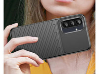 Moderne Design Hülle Cover für das Samsung Galaxy A36 mit Stripes zum Schutz von Kratzern, Dellen, Display aus TPU Gummi in schwarz von Screenguard