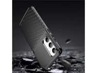 Moderne Design Hülle Cover für das Samsung Galaxy A36 mit Stripes zum Schutz von Kratzern, Dellen, Display aus TPU Gummi in schwarz von Screenguard