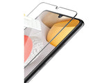 100% Fullscreen Curved Screen Protector Handy Display Schutz Glas für komplette Abdeckung des Samsung Galaxy A42 5G Display in schwarz von Screenguard