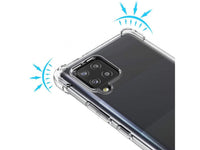 Hoch transparenter TPU Gummi Schutz Handy Hülle Clear Case klar mit verstärkten Schutzecken Bumper für das Samsung Galaxy A42 5G Display und Gehäuse in transparent von Screenguard