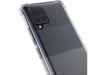 Hoch transparenter TPU Gummi Schutz Handy Hülle Clear Case klar mit verstärkten Schutzecken Bumper für das Samsung Galaxy A42 5G Display und Gehäuse in transparent von Screenguard