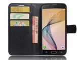 Lederhülle Karten Wallet Ledertasche Etui für Samsung Galaxy A5 2017 in schwarz von Screenguard