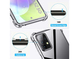 Hoch transparenter TPU Gummi Schutz Handy Hülle Clear Case klar mit verstärkten Schutzecken Bumper für das Samsung Galaxy A52 Display und Gehäuse in transparent von Screenguard