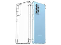 Hoch transparenter TPU Gummi Schutz Handy Hülle Clear Case klar mit verstärkten Schutzecken Bumper für das Samsung Galaxy A52 Display und Gehäuse in transparent von Screenguard