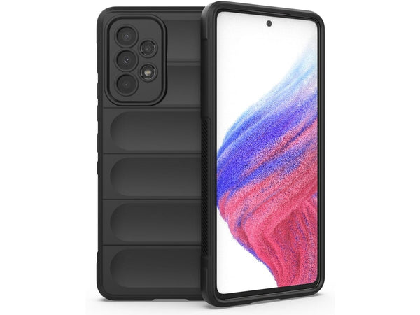 Screenguard CloudCase Handyhülle für Samsung Galaxy A53 5G gegen Sturzschäden, Dellen, Kratzern. Mit Kameraschutz, erhöhtem Rahmen und Airbag Cushions für vollumfänglichen Schutz.