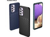 Moderne Design Hülle Cover für das Samsung Galaxy A53 5G mit Stripes zum Schutz von Kratzern, Dellen, Display aus TPU Gummi in schwarz von Screenguard