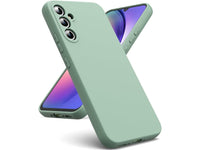 Liquid Silikon Case für Samsung Galaxy A54 5G in hellgrün von Screenguard