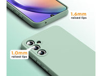 Liquid Silikon Case für Samsung Galaxy A54 5G in hellgrün von Screenguard