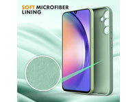 Liquid Silikon Case für Samsung Galaxy A54 5G in hellgrün von Screenguard