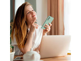 Liquid Silikon Case für Samsung Galaxy A54 5G in hellgrün von Screenguard