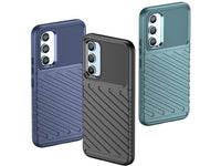 Moderne Design Hülle Cover für das Samsung Galaxy A54 5G mit Stripes zum Schutz von Kratzern, Dellen, Display aus TPU Gummi in schwarz von Screenguard