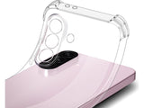 Hoch transparenter TPU Gummi Schutz Handy Hülle Clear Case klar mit verstärkten Schutzecken Bumper für das Samsung Galaxy A56 Display und Gehäuse in transparent von Screenguard