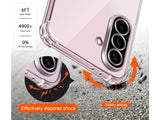 Hoch transparenter TPU Gummi Schutz Handy Hülle Clear Case klar mit verstärkten Schutzecken Bumper für das Samsung Galaxy A56 Display und Gehäuse in transparent von Screenguard