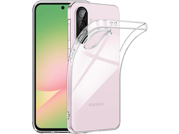 Gummi Hülle für Samsung Galaxy A56 aus flexiblem Soft TPU, kristallklar und transparent von Screenguard