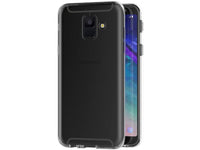 Vollständige 360 Grad Rundum Gummi TPU Hülle zum beidseitigen Schutz des Samsung Galaxy A6 2018 Display und Gehäuse in transparent von Screenguard