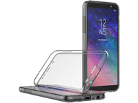 Vollständige 360 Grad Rundum Gummi TPU Hülle zum beidseitigen Schutz des Samsung Galaxy A6 2018 Display und Gehäuse in transparent von Screenguard