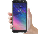 Vollständige 360 Grad Rundum Gummi TPU Hülle zum beidseitigen Schutz des Samsung Galaxy A6 2018 Display und Gehäuse in transparent von Screenguard