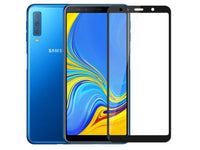 100% Fullscreen Curved Screen Protector Handy Display Schutz Glas für komplette Abdeckung des Samsung Galaxy A7 2018 Display in schwarz von Screenguard