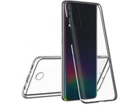 Vollständige 360 Grad Rundum Gummi TPU Hülle zum beidseitigen Schutz des Samsung Galaxy A70 Display und Gehäuse in transparent von Screenguard